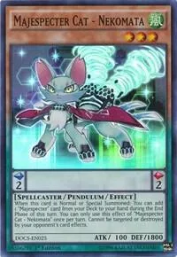 Majespecter Cat - Nekomata DOCS-EN025 1st Edition Yu-Gi-Oh card from Dimension of Chaos