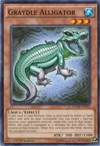 Graydle Alligator DOCS-EN033 1st Edition Yu-Gi-Oh card from Dimension of Chaos