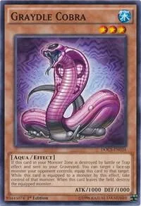Graydle Cobra DOCS-EN034 1st Edition Yu-Gi-Oh card from Dimension of Chaos