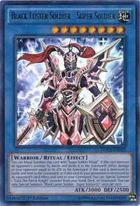 Black Luster Soldier - Super Soldier DOCS-EN042 1st Edition Yu-Gi-Oh card from Dimension of Chaos