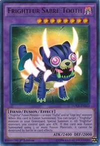 Frightfur Sabre-Tooth DOCS-EN043 Unlimited Yu-Gi-Oh card from Dimension of Chaos