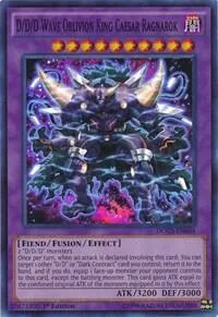D/D/D Wave Oblivion King Caesar Ragnarok DOCS-EN044 Yu-Gi-Oh card from Dimension of Chaos