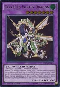 Odd-Eyes Vortex Dragon Ultimate Rare DOCS-EN045 1st Edition Yu-Gi-Oh card from Dimension of Chaos