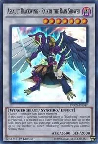 Assault Blackwing - Raikiri the Rain Shower DOCS-EN047 Yu-Gi-Oh card from Dimension of Chaos