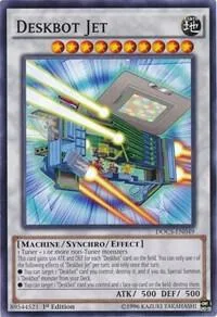 Deskbot Jet DOCS-EN049 1st Edition Yu-Gi-Oh card from Dimension of Chaos