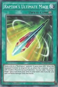 Raptor's Ultimate Mace DOCS-EN055 Yu-Gi-Oh card from Dimension of Chaos