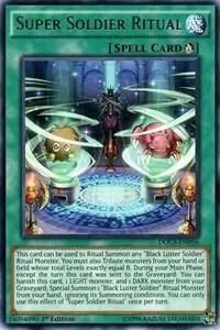 Super Soldier Ritual DOCS-EN056 1st Edition Yu-Gi-Oh card from Dimension of Chaos