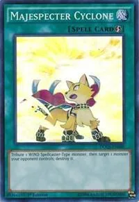 Majespecter Cyclone DOCS-EN060 1st Edition Yu-Gi-Oh card from Dimension of Chaos