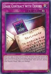 Dark Contract with Errors DOCS-EN069 1st Edition Yu-Gi-Oh card from Dimension of Chaos