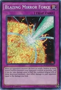 Blazing Mirror Force DOCS-EN076 Unlimited Yu-Gi-Oh card from Dimension of Chaos