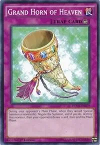 Grand Horn of Heaven DOCS-EN079 1st Edition Yu-Gi-Oh card from Dimension of Chaos