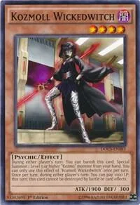 Kozmoll Wickedwitch DOCS-EN083 Unlimited Yu-Gi-Oh card from Dimension of Chaos