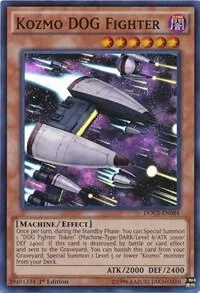 Kozmo DOG Fighter DOCS-EN084 Unlimited Yu-Gi-Oh card from Dimension of Chaos