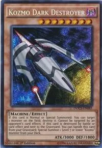 Kozmo Dark Destroyer DOCS-EN085 Unlimited Yu-Gi-Oh card from Dimension of Chaos