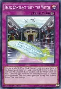 Dark Contract with the Witch DOCS-EN095 1st Edition Yu-Gi-Oh card from Dimension of Chaos