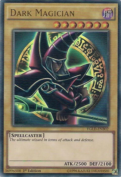 Dark Magician B YGLD-ENB02 YGLD 1st Edition Yu-Gi-Oh card from King of Games: Yugi's Legendary Decks