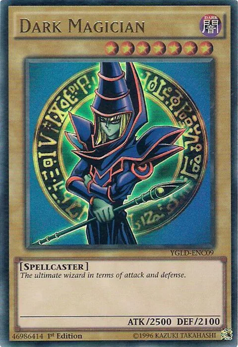 Dark Magician C YGLD-ENC09 YGLD 1st Edition Yu-Gi-Oh card from King of Games: Yugi's Legendary Decks