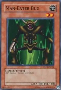 Man-Eater Bug DLDI-EN001 Yu-Gi-Oh card from Duelist League Demo 2010