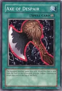 Axe of Despair DLDI-EN003 Yu-Gi-Oh card from Duelist League Demo 2010