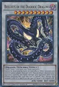 Beelzeus of the Diabolic Dragons YF08-EN001 Yu-Gi-Oh card from Yu-Gi-Oh! 5D's Manga Promotional Cards
