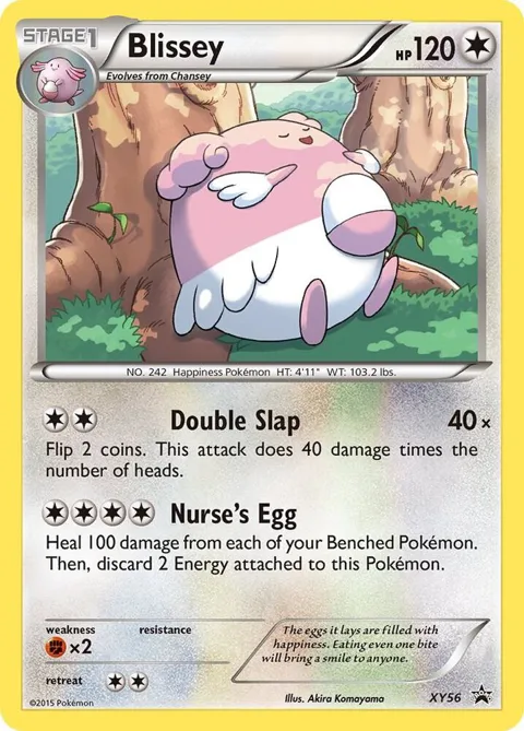 Blissey #XY56 Holofoil Pokémon card from XY Promos