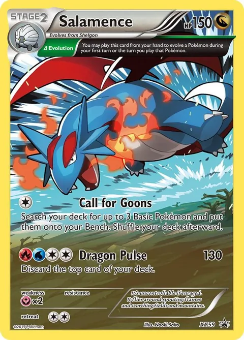 Salamence #XY59 Holofoil Pokémon card from XY Promos