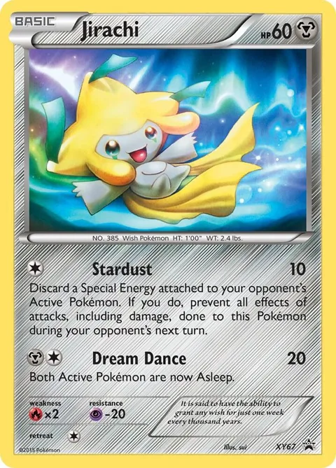 Jirachi #XY67 Holofoil Pokémon card from XY Promos