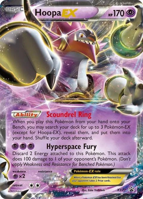 Hoopa EX #XY71 Holofoil Pokémon card from XY Promos