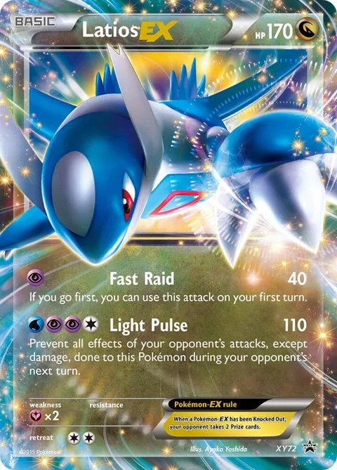 Latios EX #XY72 Holofoil Pokémon card from XY Promos