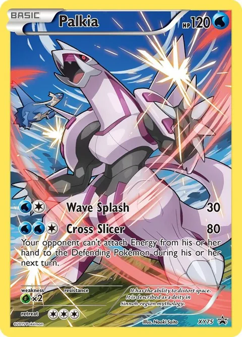 Palkia Full Art Promo #XY75 Holofoil Pokémon card from XY Promos