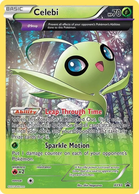 Celebi #XY93 Holofoil Pokémon card from XY Promos