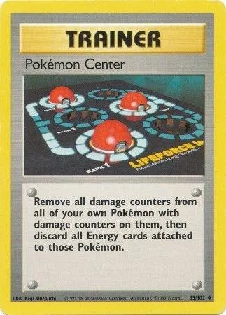 Pokemon Center #085/102 Pokémon card from Base Set