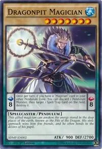 Dragonpit Magician SDMP-EN002 Yu-Gi-Oh card from Structure Deck: Master of Pendulum