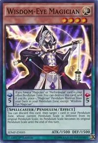 Wisdom-Eye Magician SDMP-EN005 Yu-Gi-Oh card from Structure Deck: Master of Pendulum