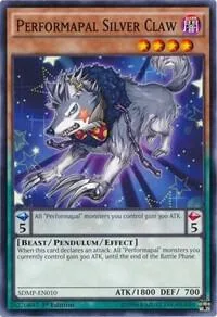 Performapal Silver Claw SDMP-EN010 Yu-Gi-Oh card from Structure Deck: Master of Pendulum