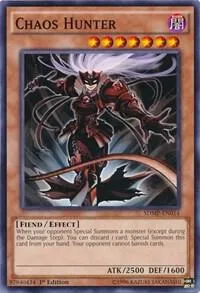 Chaos Hunter SDMP-EN014 Yu-Gi-Oh card from Structure Deck: Master of Pendulum
