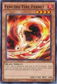 Fencing Fire Ferret SDMP-EN017 Yu-Gi-Oh card from Structure Deck: Master of Pendulum