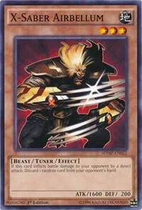 X-Saber Airbellum SDMP-EN022 Yu-Gi-Oh card from Structure Deck: Master of Pendulum