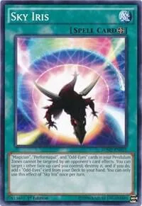 Sky Iris SDMP-EN025 Yu-Gi-Oh card from Structure Deck: Master of Pendulum