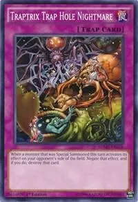 Traptrix Trap Hole Nightmare SDMP-EN038 Yu-Gi-Oh card from Structure Deck: Master of Pendulum