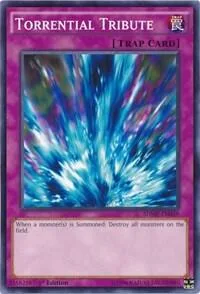 Torrential Tribute SDMP-EN039 Yu-Gi-Oh card from Structure Deck: Master of Pendulum