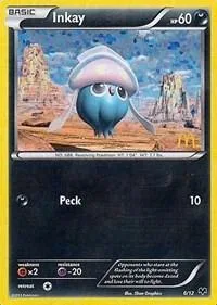 Inkay - 6/12 #006/012 Holofoil Pokémon card from McDonald's Promos 2014