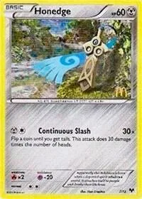 Honedge - 7/12 #007/012 Holofoil Pokémon card from McDonald's Promos 2014