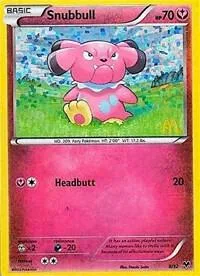 Snubbull - 8/12 #008/012 Holofoil Pokémon card from McDonald's Promos 2014