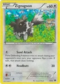 Zigzagoon - 11/12 #011/012 Holofoil Pokémon card from McDonald's Promos 2015