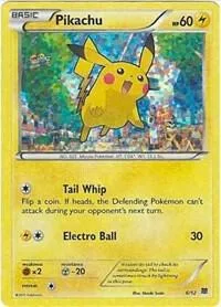 Pikachu - 6/12 #006/012 Holofoil Pokémon card from McDonald's Promos 2015