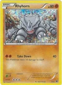 Rhyhorn - 8/12 #008/012 Holofoil Pokémon card from McDonald's Promos 2015