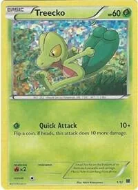 Treecko - 1/12 #001/012 Holofoil Pokémon card from McDonald's Promos 2015