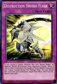 Destruction Sword Flash CORE-ENSE4 Yu-Gi-Oh card from Clash of Rebellions
