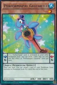 Performapal Guitartle BOSH-EN004 Yu-Gi-Oh card from Breakers of Shadow